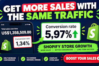 improve your shopify store conversion with website cro review or shopify audit