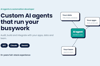 integrate custom ai agents and automations for your business