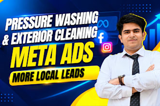 setup pressure washing facebook ads and meta lead generation