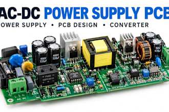 design an ac, dc power supply pcb converter and an isolated smps
