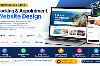 build bokun bookeo timify reservio setmore treatwell fresha vevs bookafy website