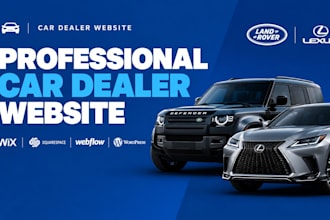 design professional car dealer car mechanic car showroom taxi booking website