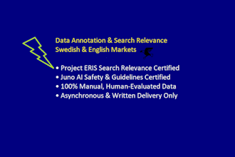 do professional swedish search relevance and data annotation