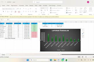 build custom excel dashboard, data, translation