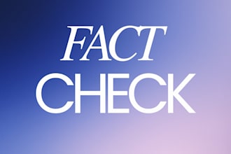 professionally fact check your article
