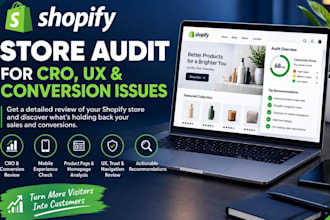 audit your shopify store for cro UX and conversion issues