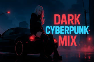 make darkwave synthwave cyberpunk retrowave post punk goth music