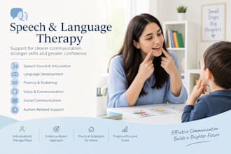 provide speech and language therapy to anyone struggling with communication