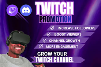 promote your twitch channel and grow your audience