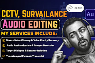 do cctv video and audio surveillance footage enhancement and incident analysis