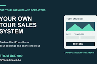 build a custom wordpress tour booking and sales system