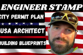 provide city permit drawings as georgia architect for permit plan engineer stamp