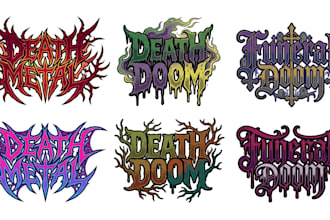 design death metal, death doom and funeral doom logo