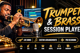be your trumpet, horn and brass session player for your song