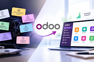 do odoo erp setup, data migration and ongoing accounting
