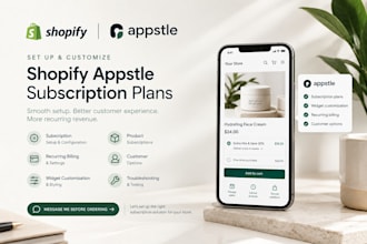 setup and customize shopify appstle subscription plans and widgets