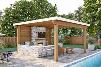 do 3d rendering for outdoor spaces