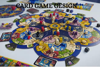 custom card game templates, tarot card art, and deck systems