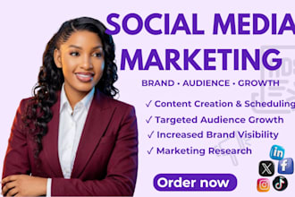 be your social media marketing manager social media manager and content creator