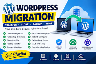 wordpress database migration transfer backup clone upload move your site