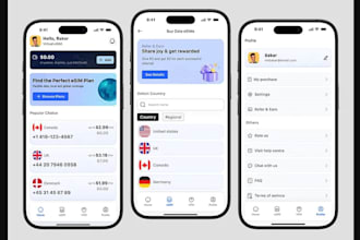 build esim provider app, temp number app, virtual phone number app, provider API