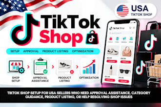setup tiktok shop, category approval and fix tiktok shop issues