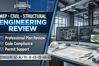 mep engineer plan civil and structural engineering review in arizona alabama tn