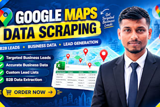 do scrape google map, lead generation, b2b data extraction