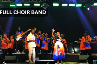 write record produce christian gospel songs with choir vocals