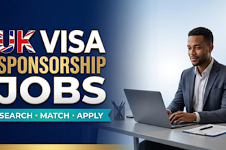search and apply for UK visa sponsorship jobs on your behalf