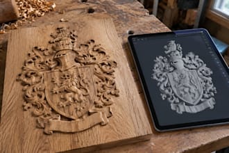 create 3d relief model for cnc router and stl relief carving