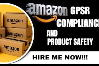 help with amazon gpsr compliance product safety documents and requirements