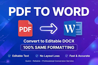 convert scanned PDF to editable word document