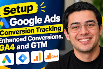 setup google ads conversion tracking, enhanced conversions, ga4 and GTM