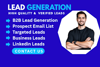 do targeted lead generation, prospecting, nurturing for targeted audience