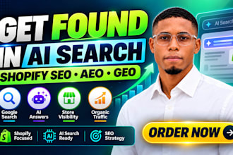 do shopify SEO aeo GEO optimization for google and ai search