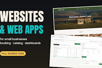 build a website or web app for your small business