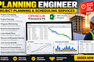 create project schedule and planning of the project