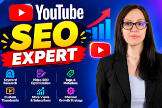 do youtube SEO and channel management
