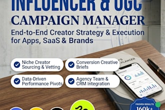 be your influencer campaign manager for apps and brands