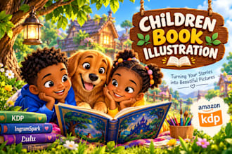 children story children story book illustration children story book illustration