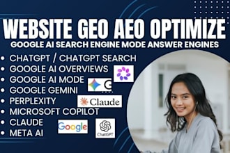 website geo aeo optimize for google ai search engine mode answer engines