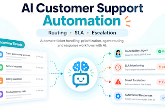 build ai customer support automation with routing and sla