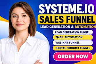systeme io leads generation funnel email automation and lead nurture system