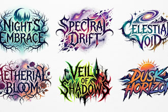 design black metal, raw black and atmospheric black logo