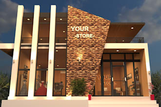 create 3d architectural renders