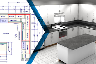 create furniture cad drawings, technical drawing, millwork, joinery in autocad