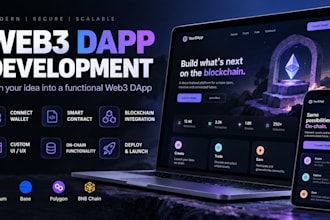 build a modern web3 dapp with wallet and blockchain integration