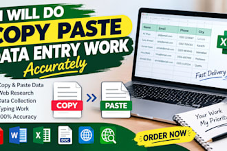 do copy paste data entry work accurately