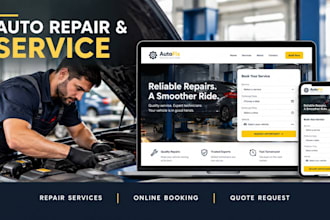 create auto repair website, appointment and wordpress mechanic website